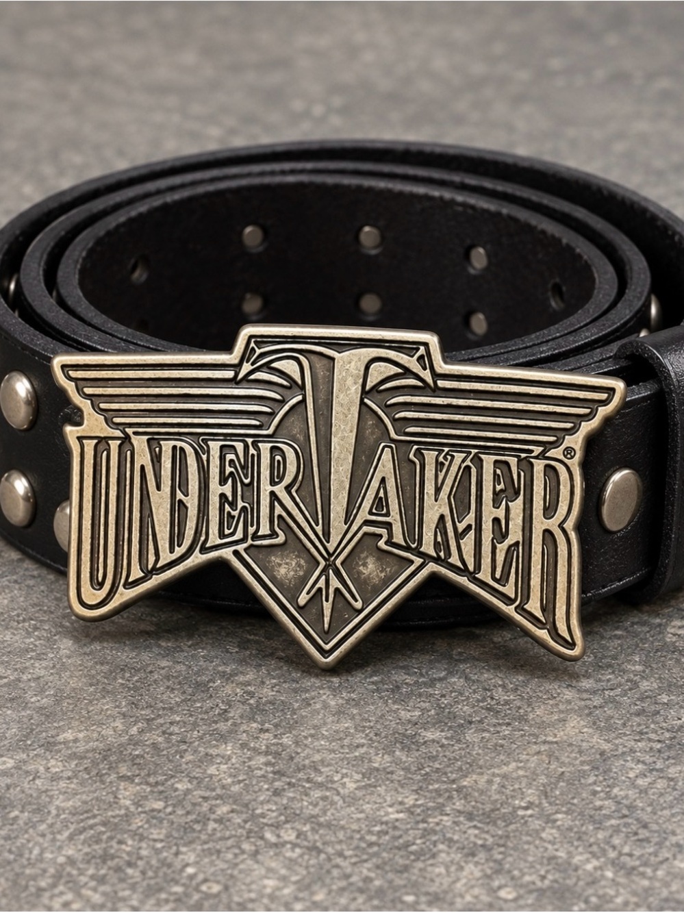 Rare Vintage 90s WWF The Undertaker Metal Belt Buckle WWE